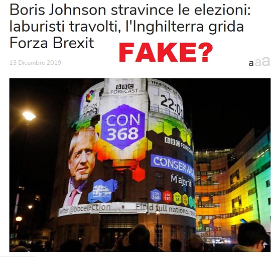 Boris Johnson, tra vittoria e mistificazione